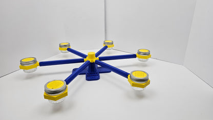 Large klein blue and yellow scent wheel