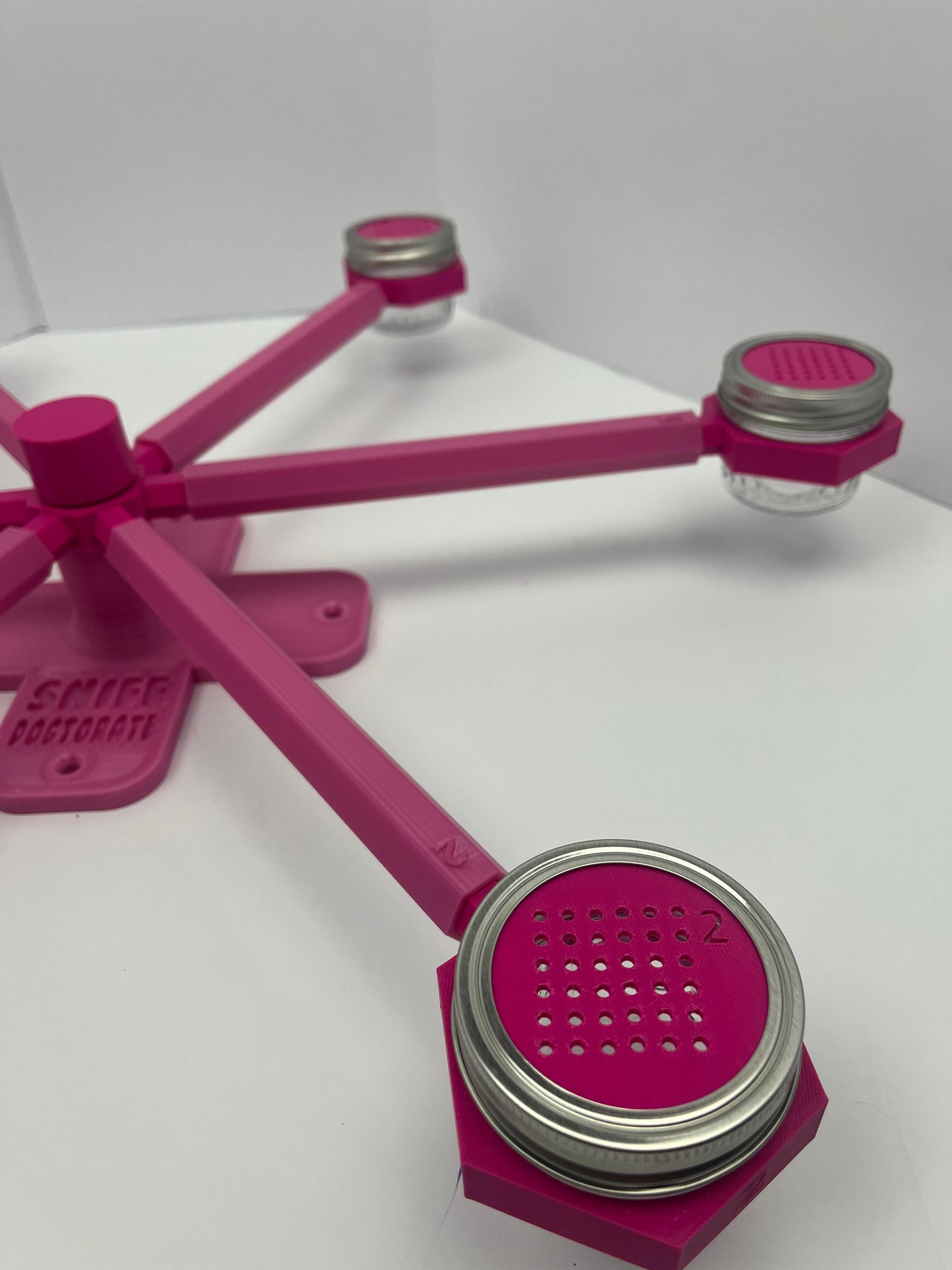 Magenta and Pink scent wheel