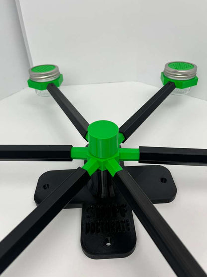 black and green scent wheel