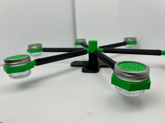 black and green scent wheel
