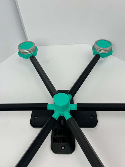 black and mint green scent wheel