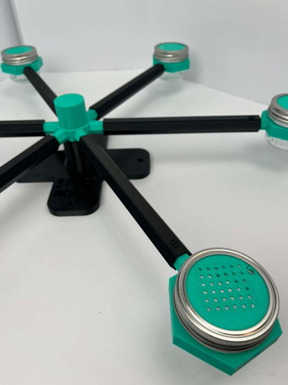 black and mint green scent wheelv