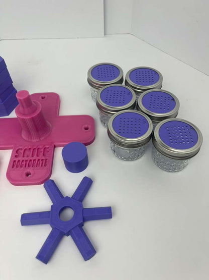 Large pink and purple scent wheel