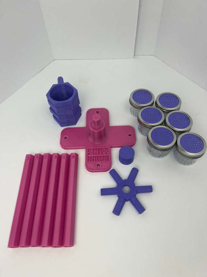 Large pink and purple scent wheel