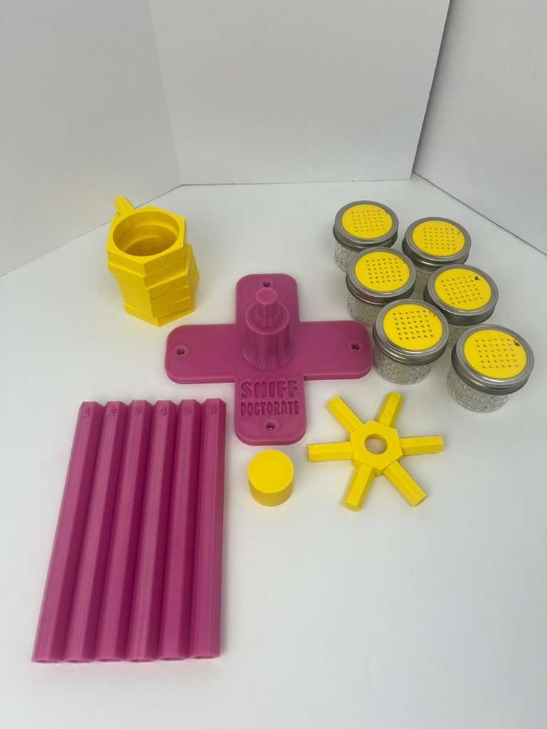Pink & Yellow scent wheel
