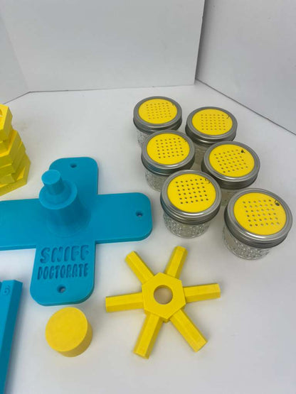Sky blue & yellow scent wheel