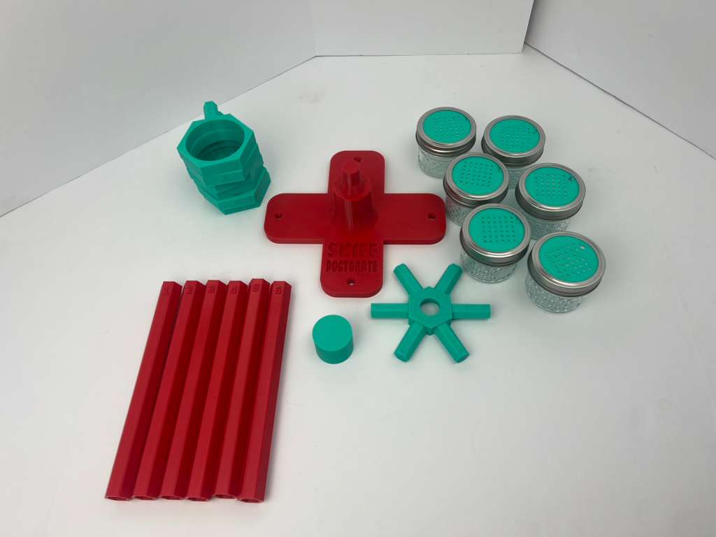 Red & Mint scent wheel