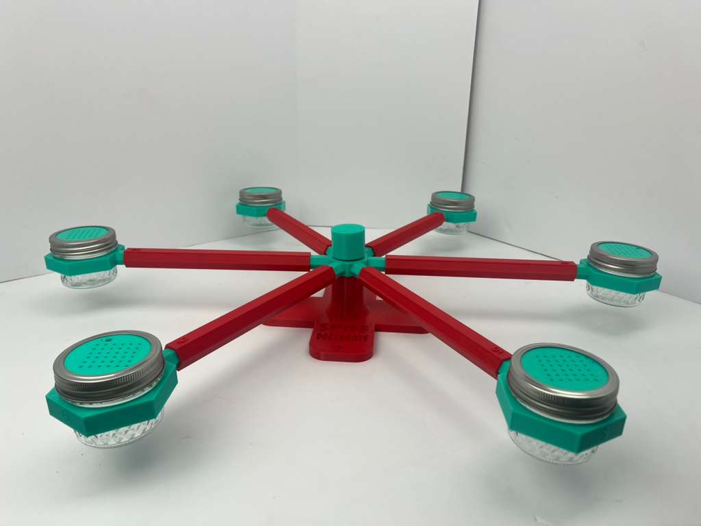 Red & Mint scent wheel