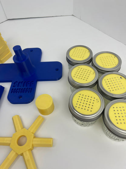 Klein Blue & Lemon Yellow | Pre-made Scent Wheel