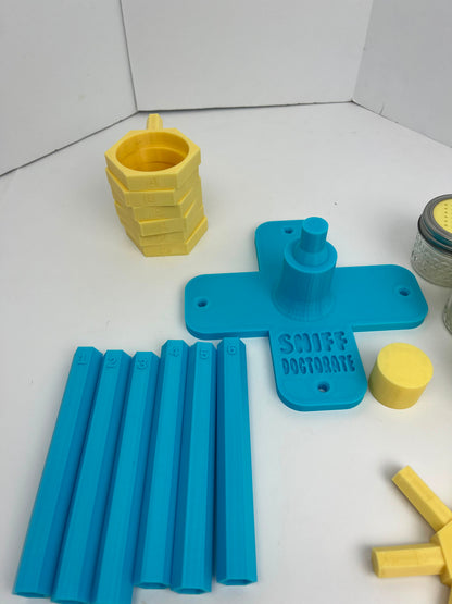 Sky Blue & Lemon Yellow | Pre-made Scent Wheel